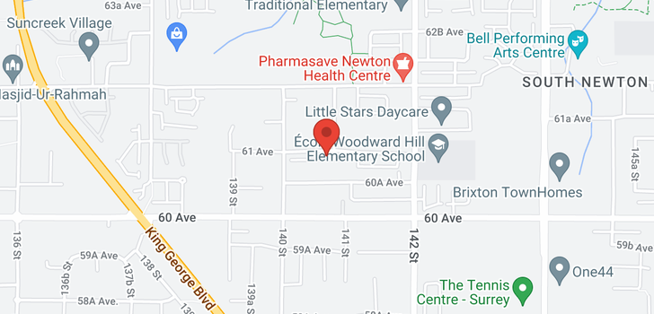map of 75 14058 61 AVENUE